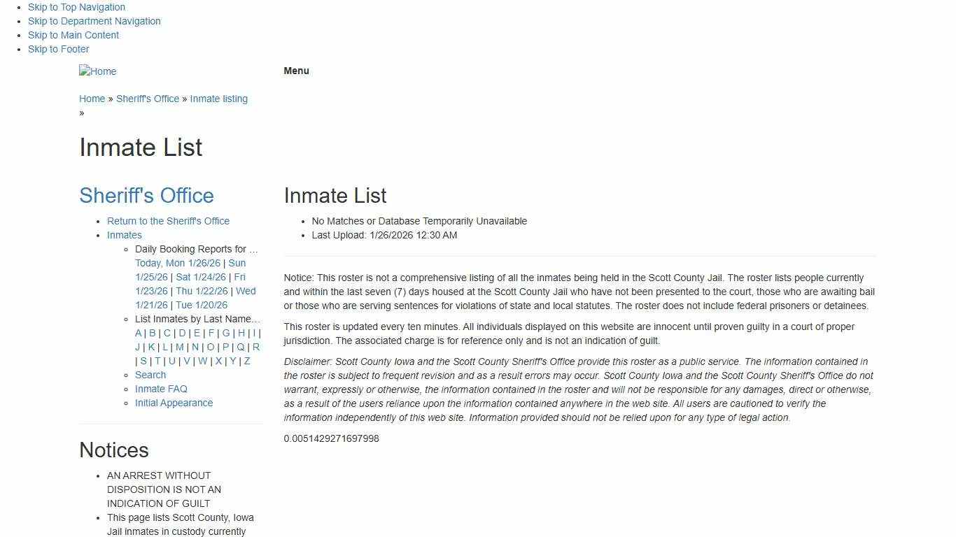 Inmate List